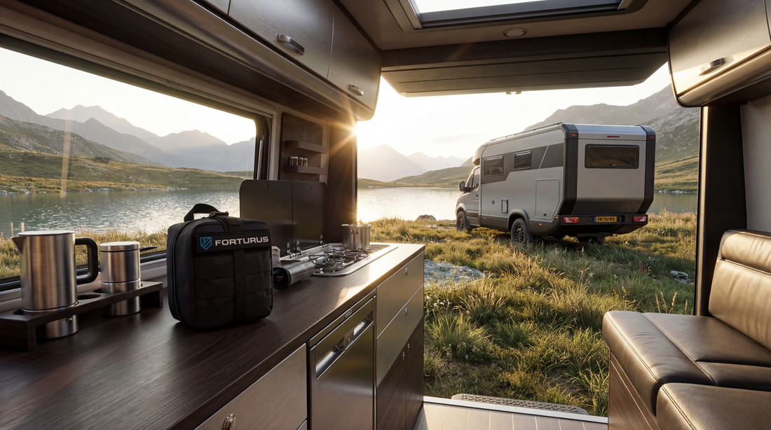 Noodpakket voor camper