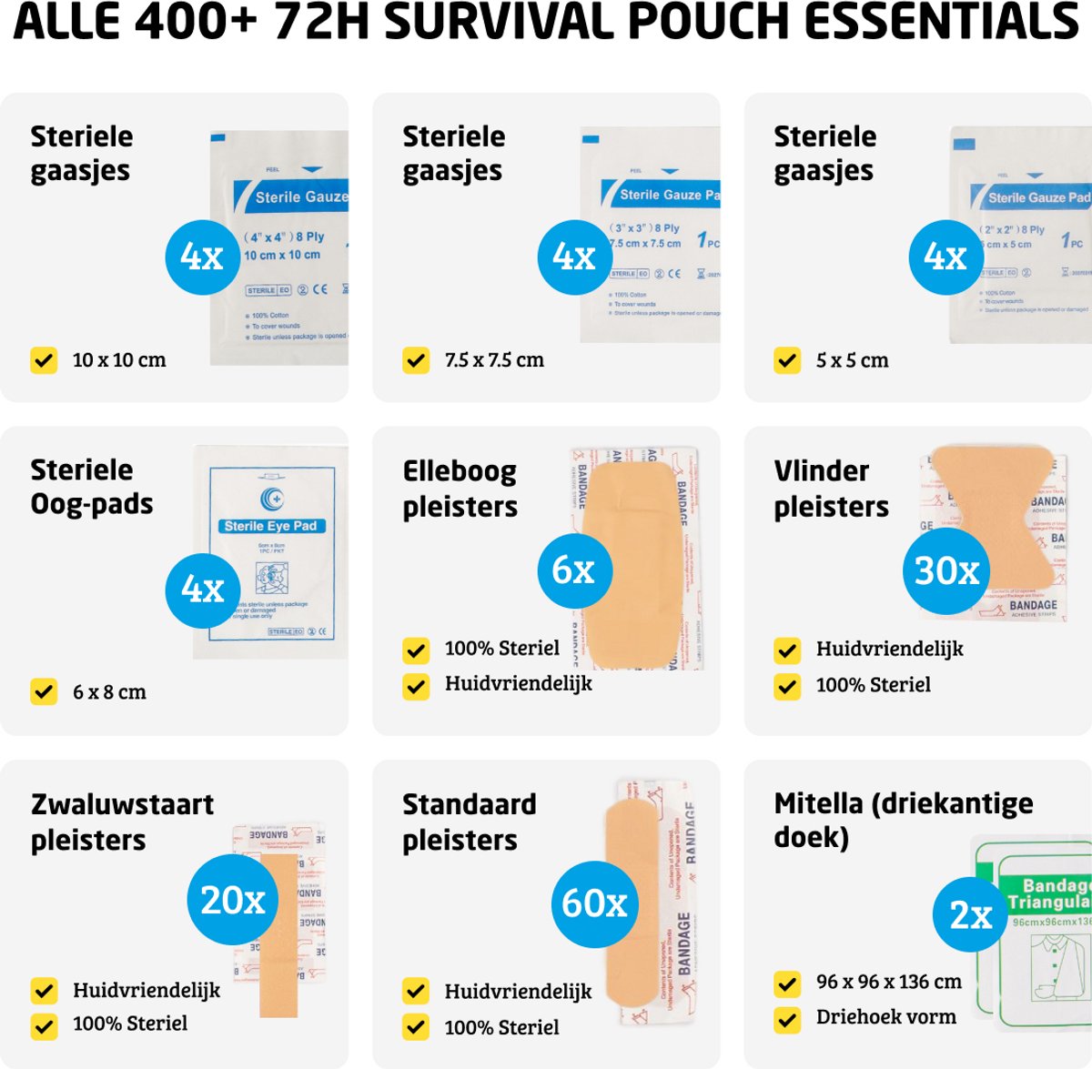 Alles in 1 Denk Vooruit Noodpakket XXL