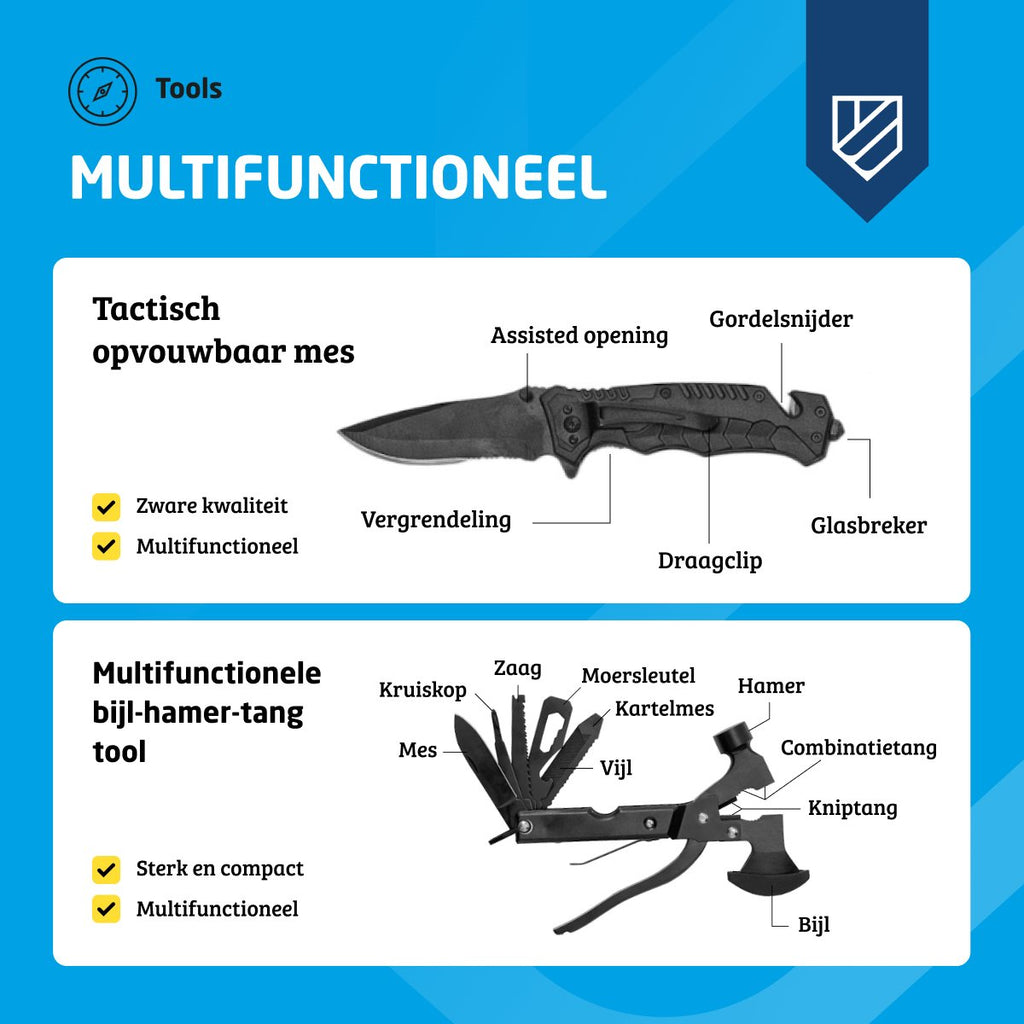 Alles in 1 Denk Vooruit Noodpakket XXL