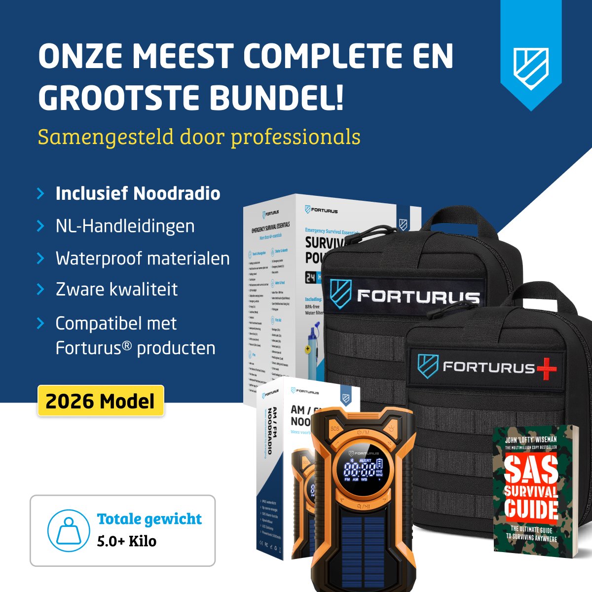 Alles in 1 Denk Vooruit Noodpakket XXL