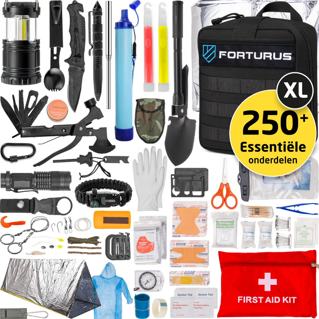 Forturus® Survival Noodpakket - 250 delig