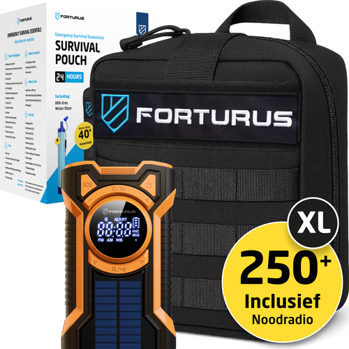 Emergency Survival Pouch met Noodradio - 251 delig