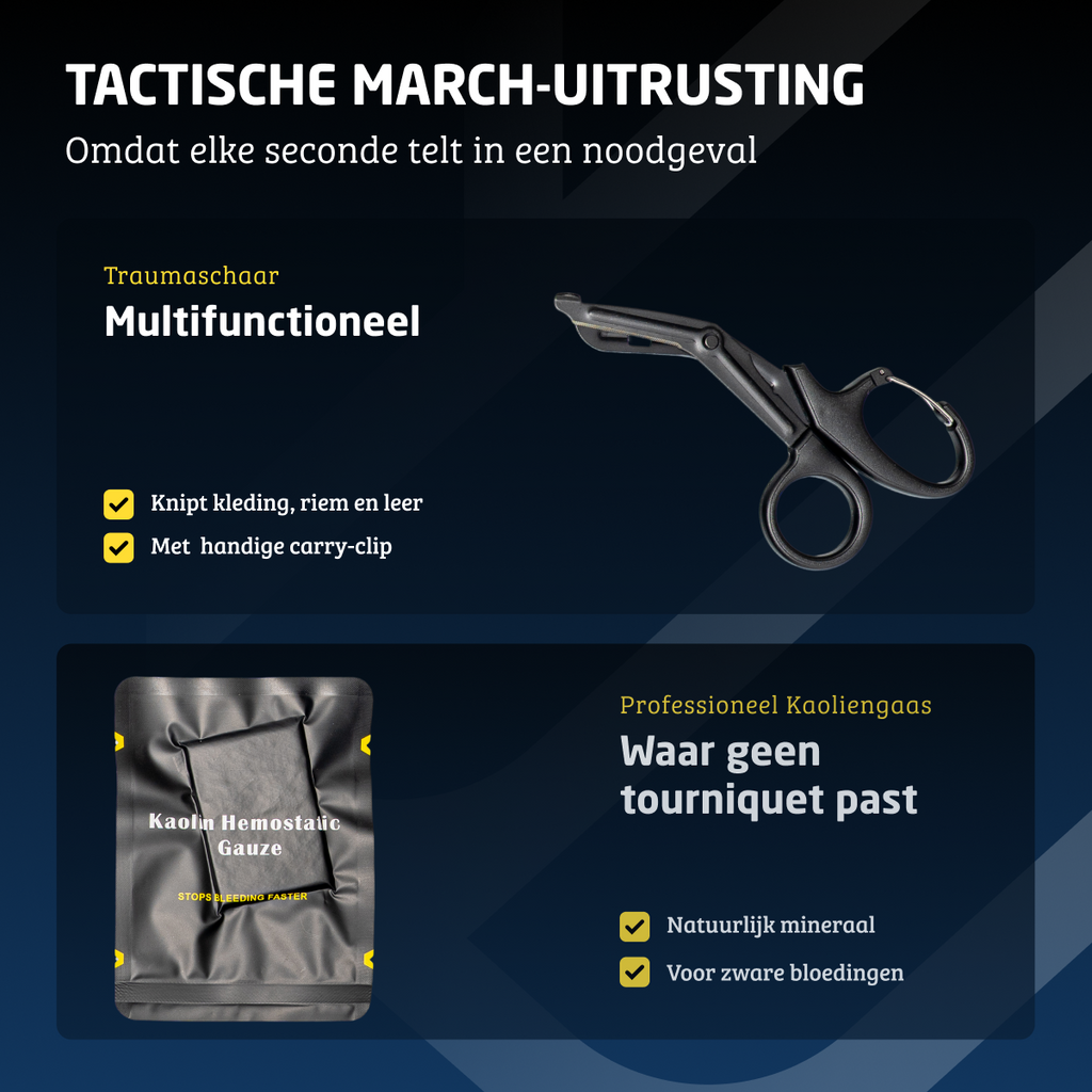 Forturus® Proline Trauma EHBO Kit 193-delig (+ boekje)